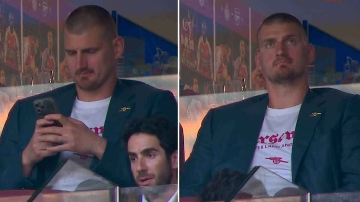 Jokić u majici fudbalskog velikana na finalu LŠ: Sa bratom u loži bio gost čuvene porodice