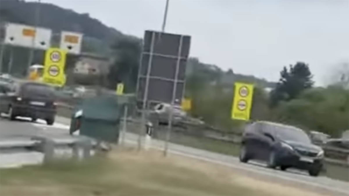 Zastrašujući snimak sa auto-puta kod Beograda: Novi slučaj vožnje u kontrasmeru kod Vrčina (Video)