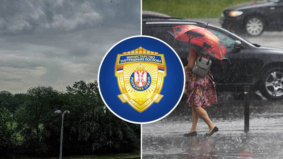 MUP šalje hitna SMS upozorenja zbog nevremena: Grmljavinska oluja samo što nije počela (Foto)