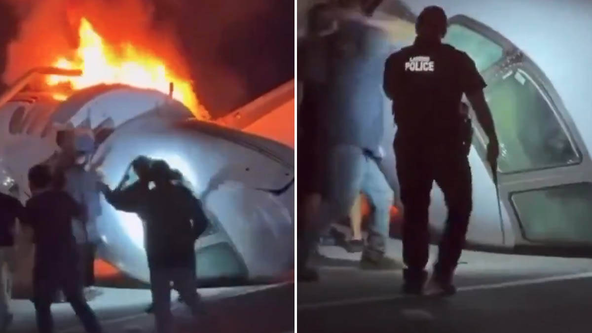 Avion se srušio na auto-put u Teksasu, ima mrtvih: Pojavio se i strašan snimak sa mesta nesreće (Video)