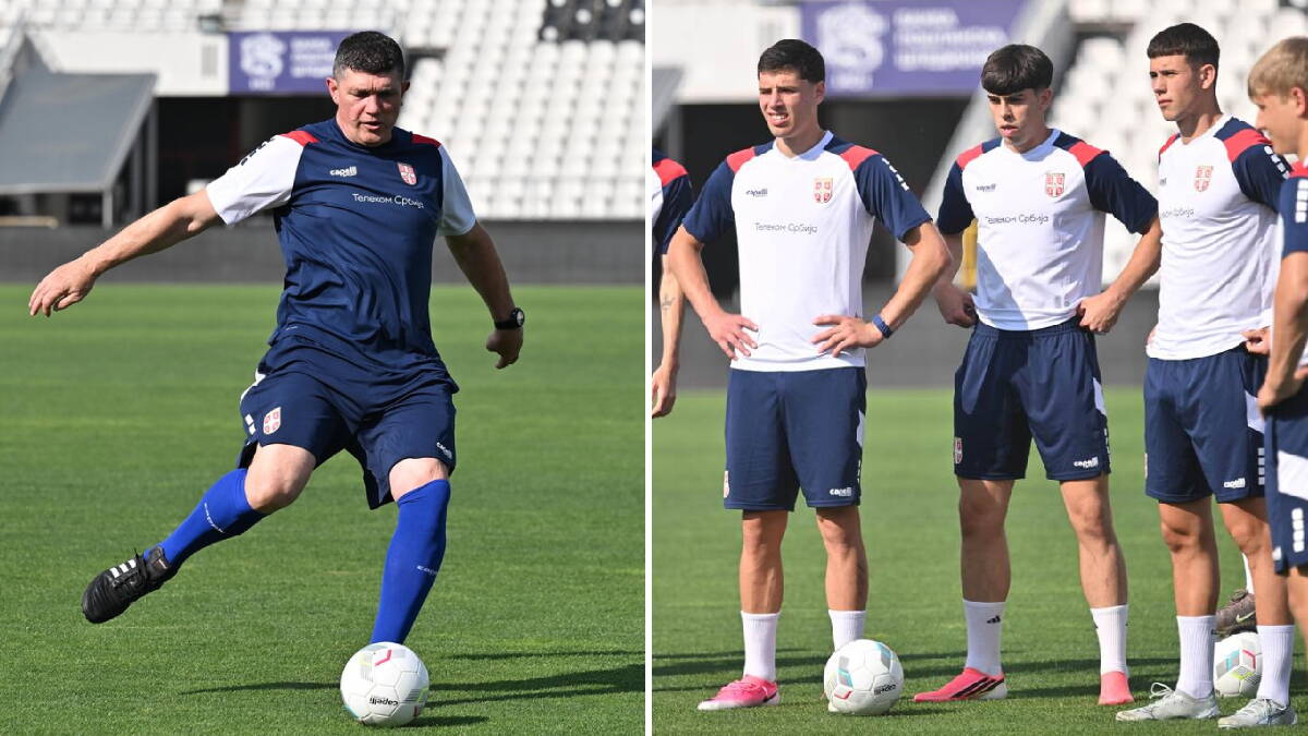Srbija počela misiju "Evropsko prvenstvo": Gordan Petrić izveo Orliće na Partizanov stadion
