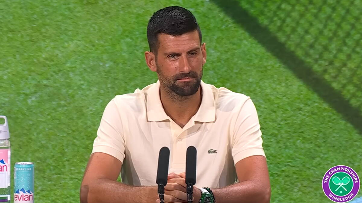 "Hm, baš lep način da otvorite": Novak Đoković nije verovao šta ga prvo pitaju na Vimbldonu