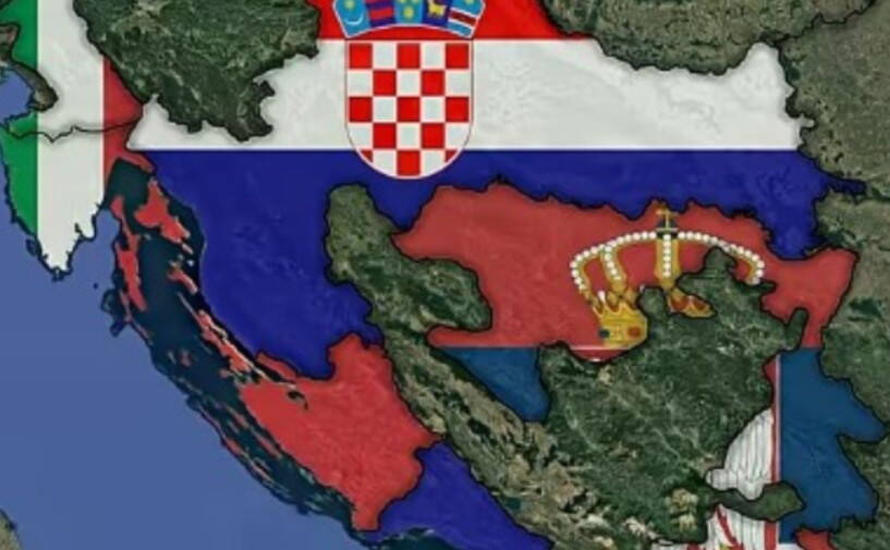 (Mapa) Istra Italiji, Dalmacija Srbiji: Pojavila se karta zbog koje su Hrvati pobesneli