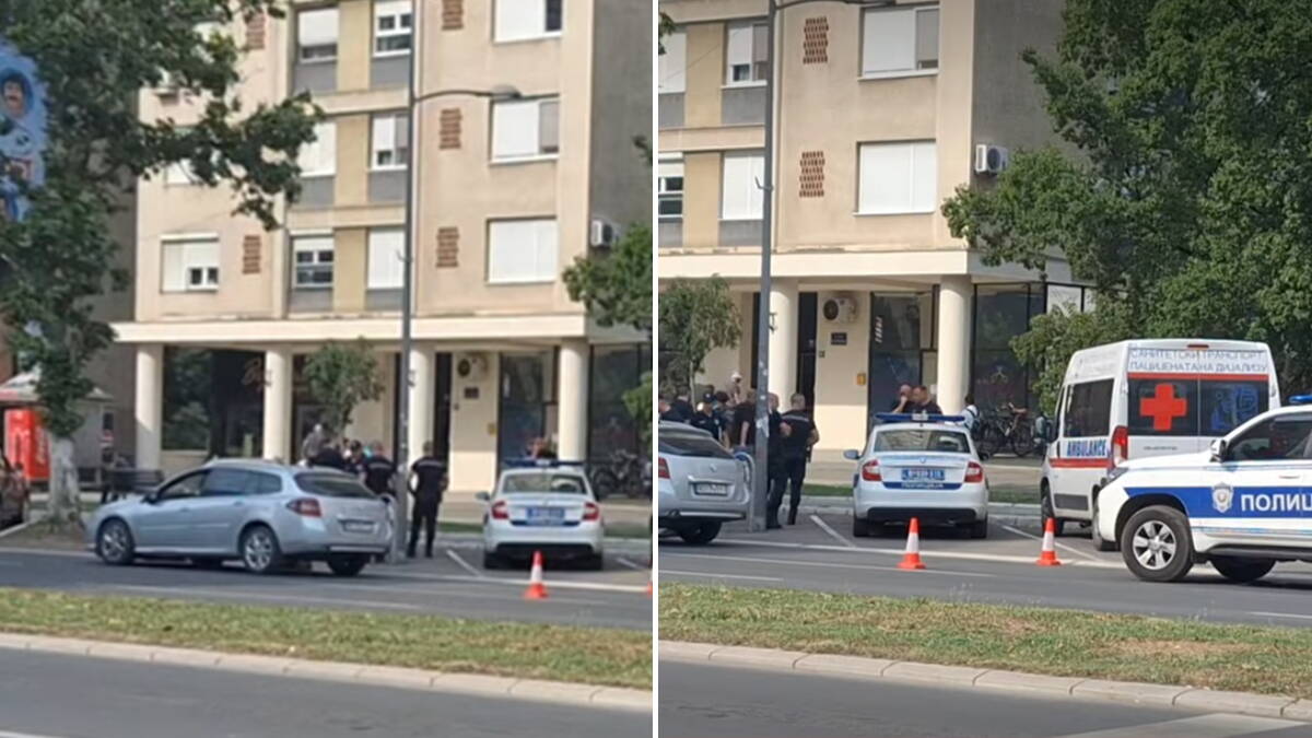 Prvi snimak sa mesta pucnjave u Novom Sadu: Ranjeni mladić zatečen u lokvi krvi (Video)