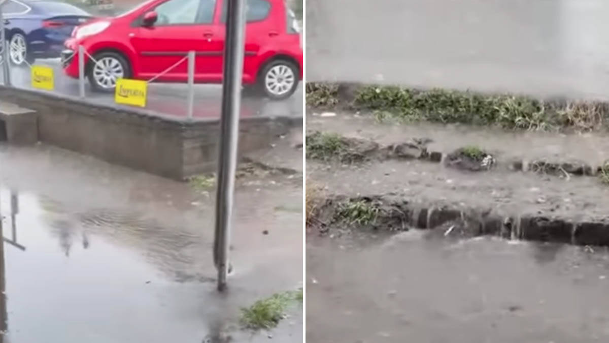 Nevreme već počelo u Srbiji: Dramatičan snimak iz ovog dela zemlje, ulice poplavljene (Video)