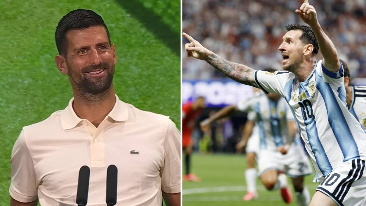 "Voleo bih i ja kao Mesi": Novak Đoković nasmejao sve komentarom o fudbalskom GOAT-u