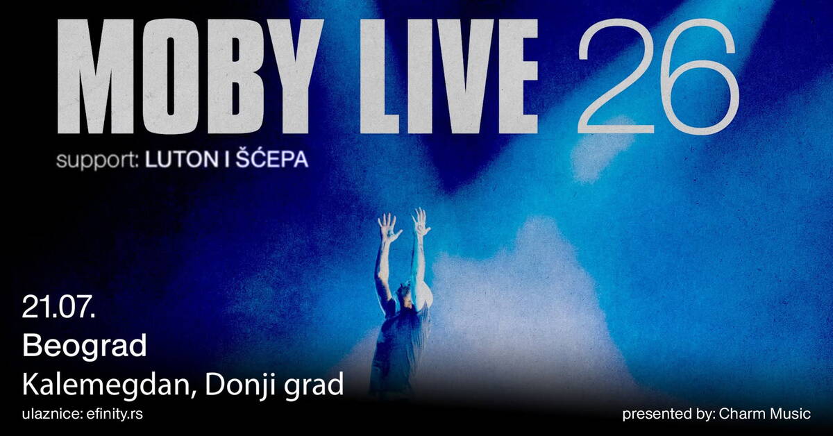 Svetska senzacija Moby stiže na Kalemegdan: Legenda eletronske muzike sprema spektakl za srpsku publiku