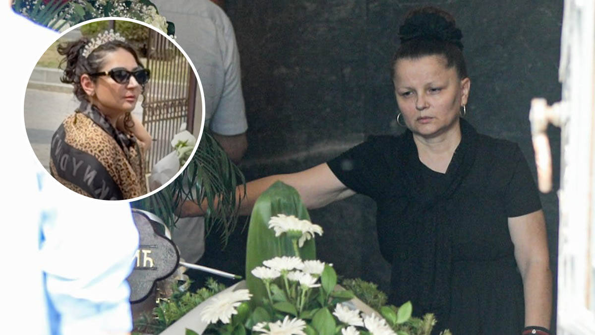 Pevačica došla na sahranu Andrije Bajića u belom, sa kunom na glavi: Ljudi šokirano gledali šta je obukla