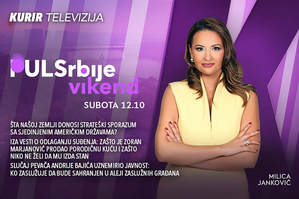Šta našoj zemlji donosi strateški sporazum sa Sjedinjenim Američkim Državama? - današnji Puls Srbije vikend, od 12.10
