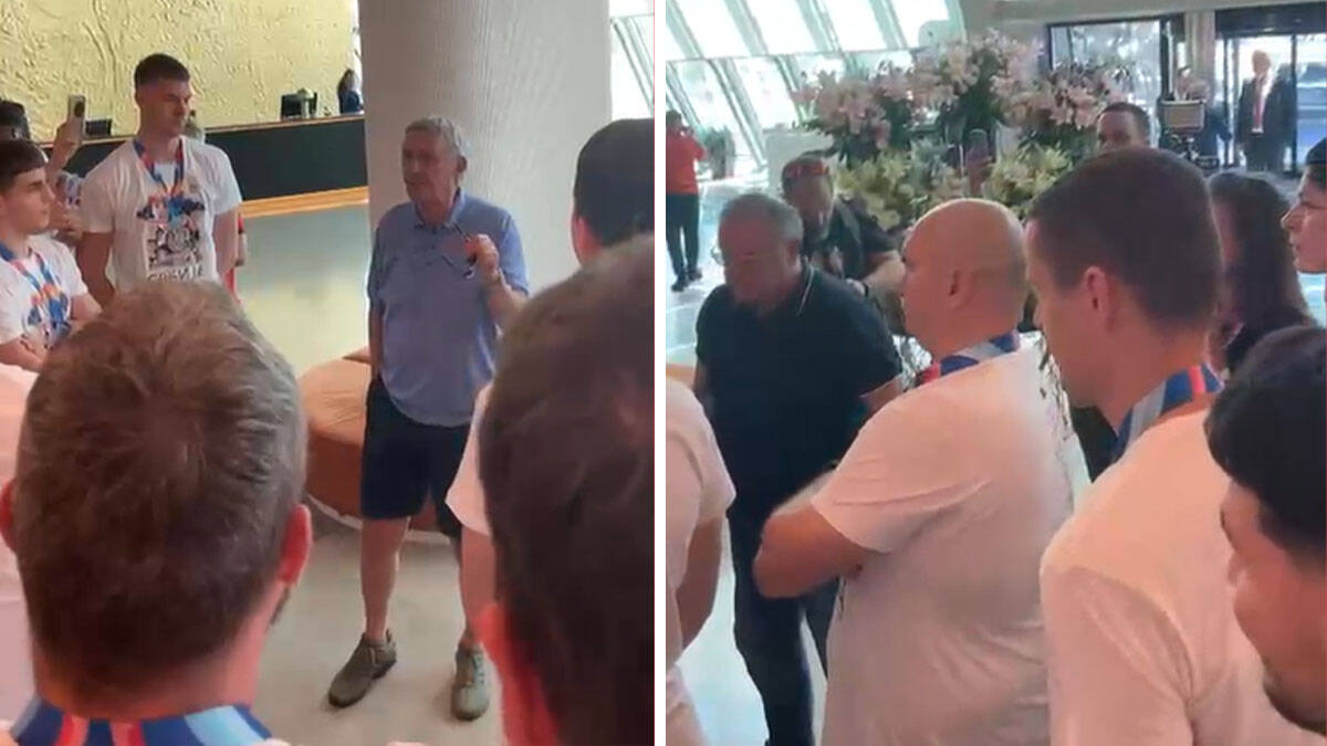 Svetislav Pešić držao govor vicešampionima Evrope: "Ponosni smo na vas, ali jedno moram da vam kažem"