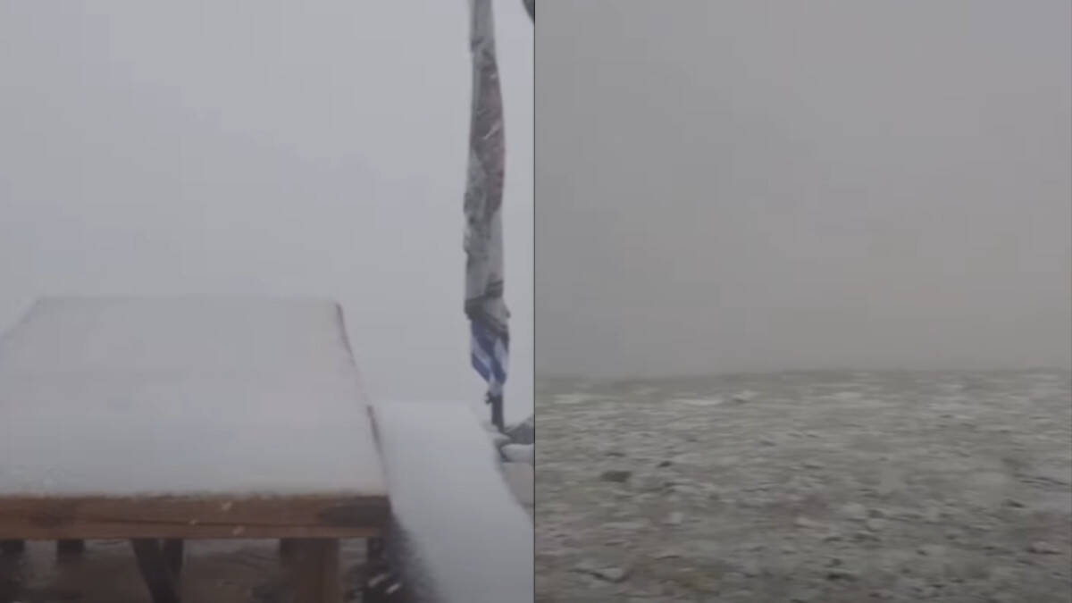 Neverovatni prizori iz Grčke! Na Olimpu pada sneg, a omiljena letovališta Srba pogodili pljuskovi i grmljavina (Video)