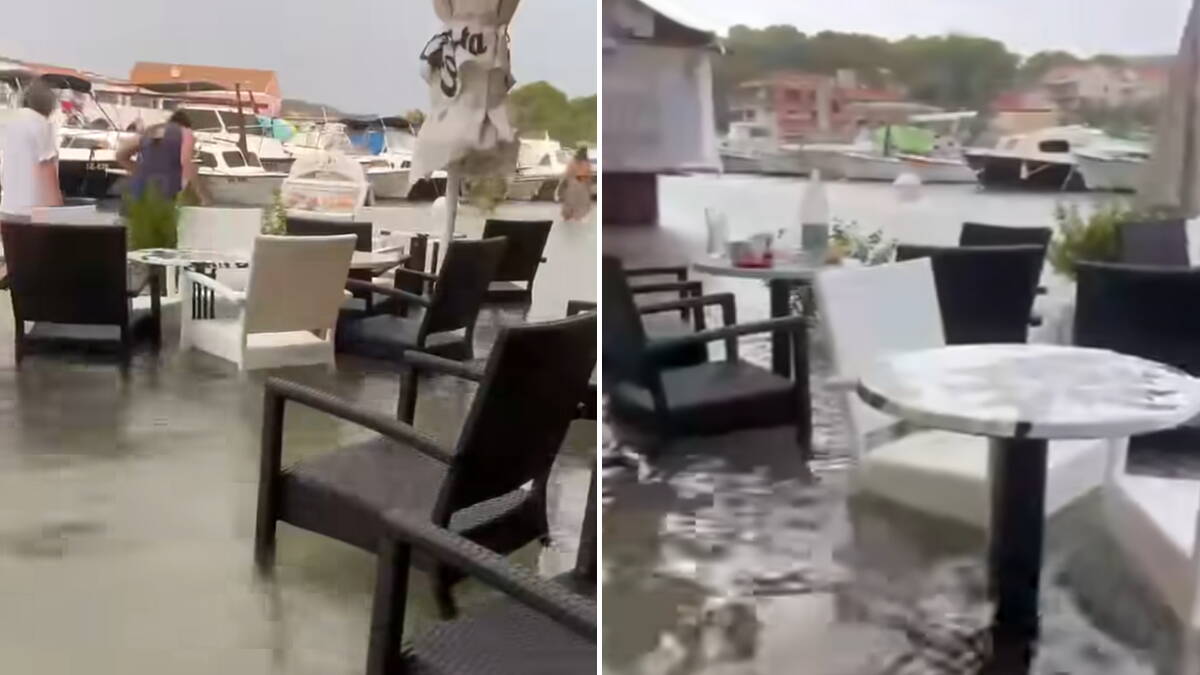 More progutalo rivu: Hvar ponovo pod vodom, turisti u neverici gledali šta se dešava
