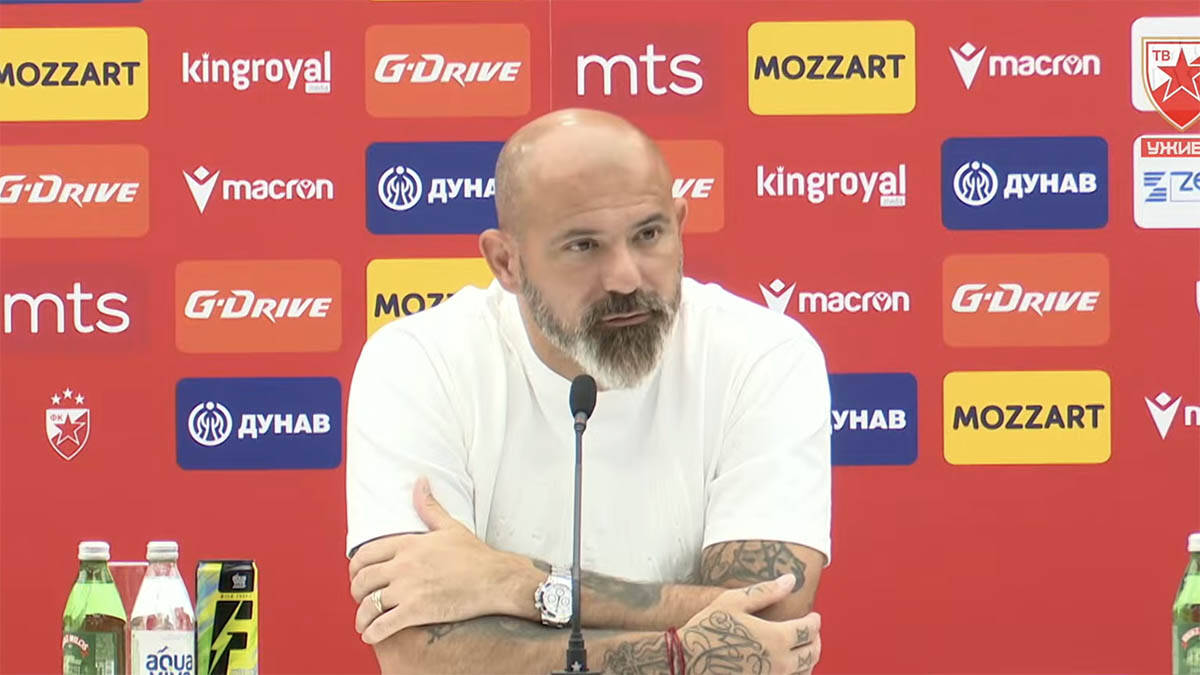 Uživo, obraća se Dejan Stanković: Prve reči trenera Zvezde posle poraza
