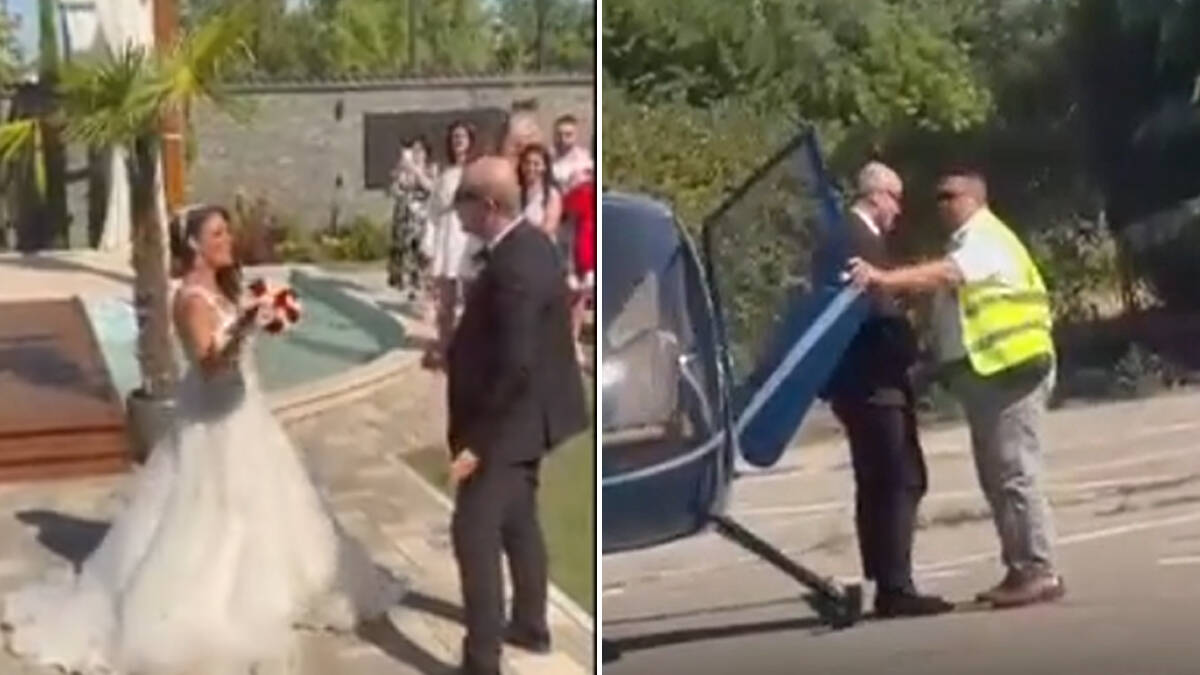 Prvi brak pukao zbog koleginice, sad na venčanje stigao helikopterom: Isplivali snimci sa svadbe Neše Tvinsa 