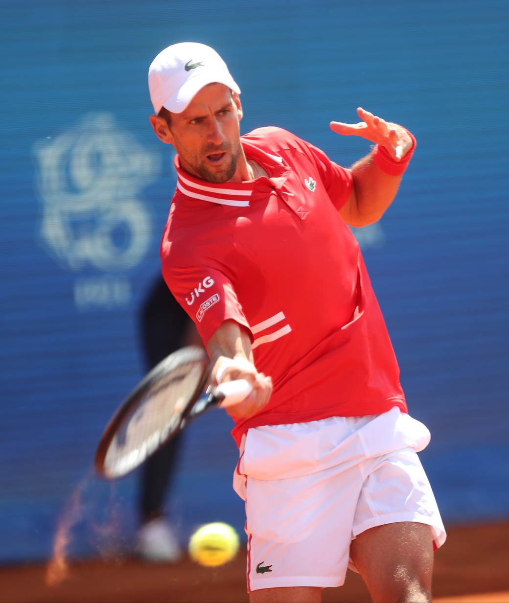 novak djokovic aleks molcan dragan bjelogrlic na mecu