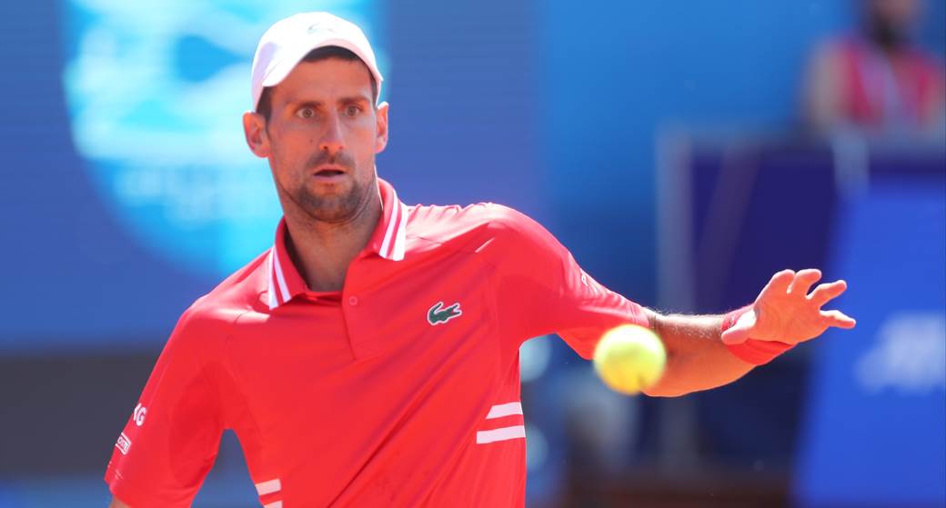 novak djokovic aleks molcan dragan bjelogrlic na mecu