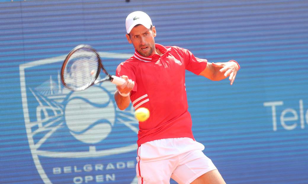 novak djokovic aleks molcan dragan bjelogrlic na mecu