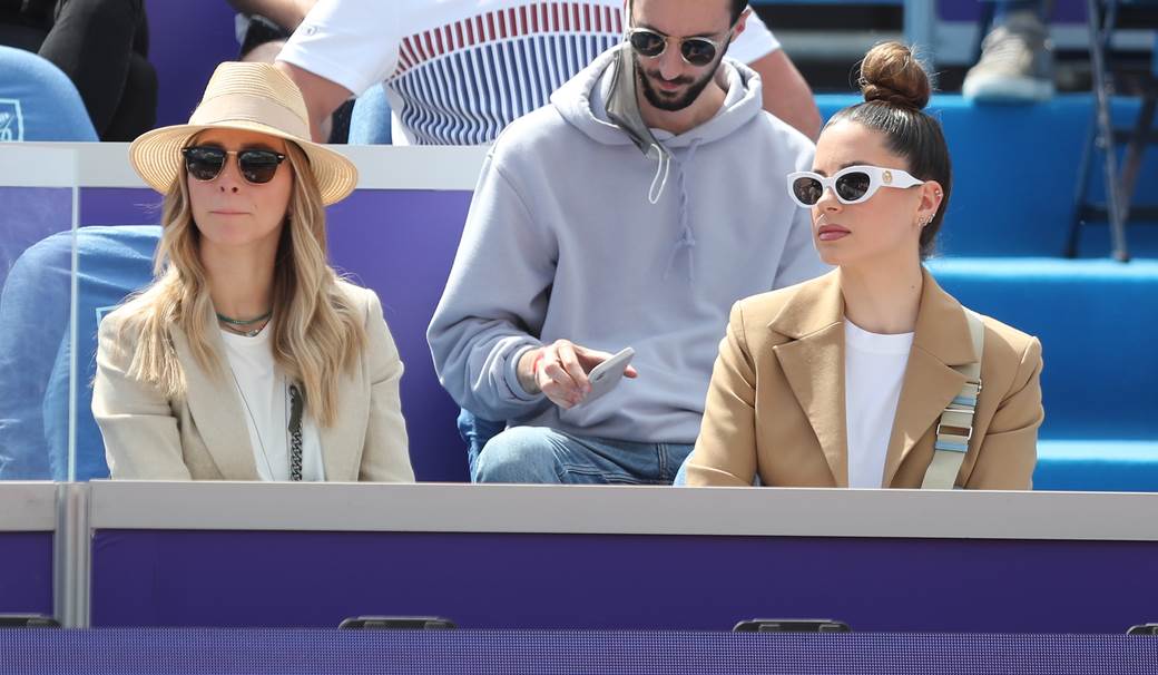 novak djokovic aleks molcan dragan bjelogrlic na mecu