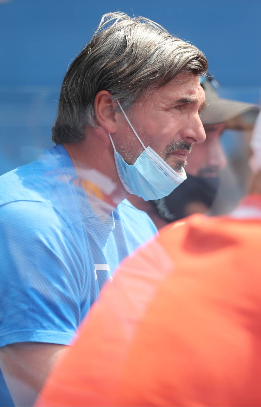 novak djokovic aleks molcan dragan bjelogrlic na mecu