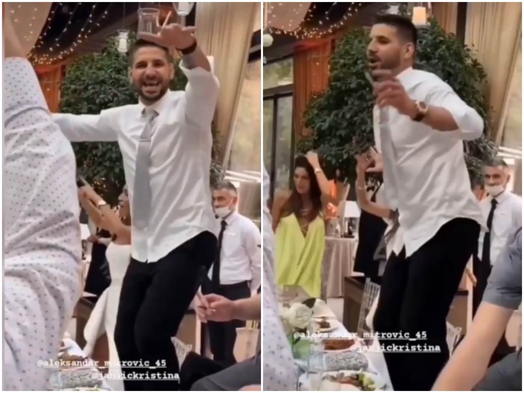 aleksandar mitrovic svadba kristina janjic mitar sa cigarom u ruci video