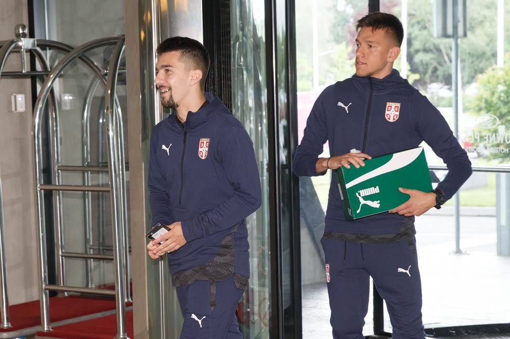okupljanje mlade reprezentacije srbije stajling fudbalera tedic stevanovic foto