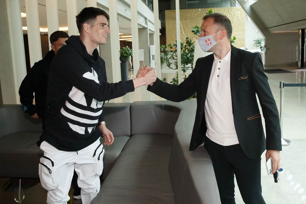 okupljanje mlade reprezentacije srbije stajling fudbalera tedic stevanovic foto