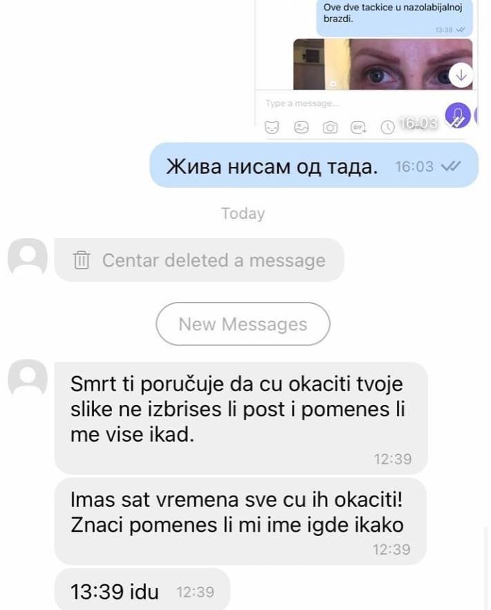 uhapsena beogradska nadrilekarka slala pretnje zrtvama fotografije