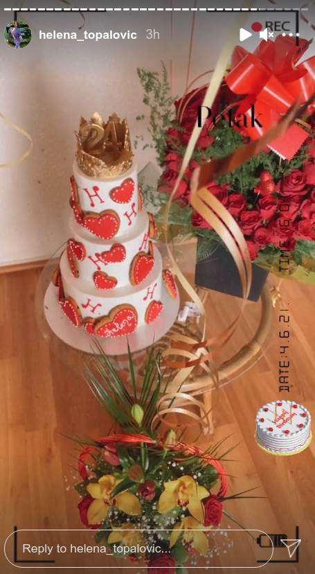 helena topalovic rodjendan instagram foto