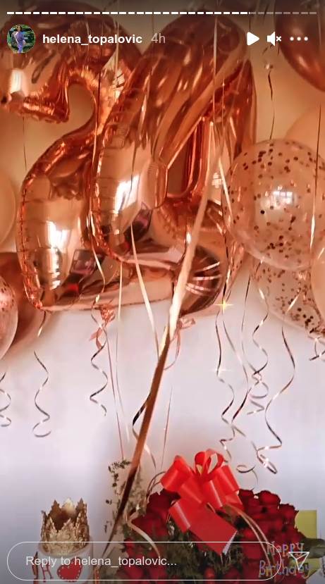 helena topalovic rodjendan instagram foto