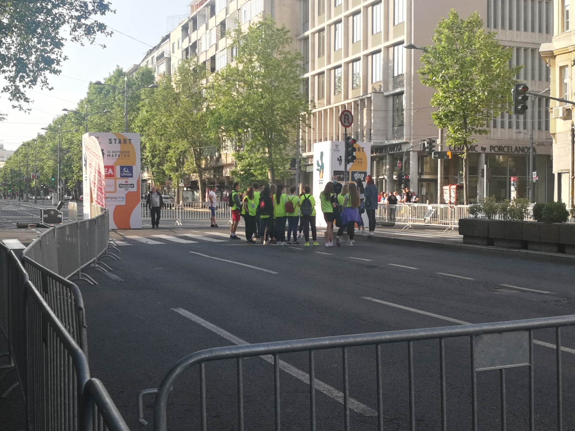 beogradski maraton trka zatvorene ulice foto