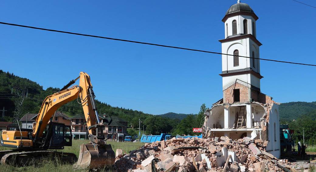 Fata Orlović o rušenju crkve u Konjević Polju kod Bratunca