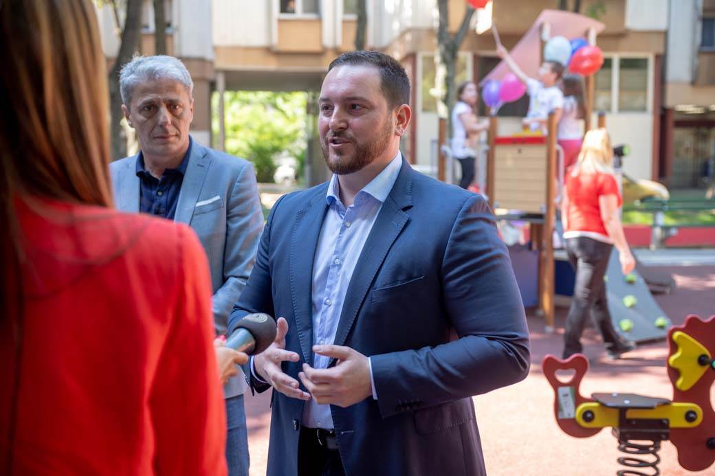 otvaranje parkica za decu dorcol stari grad