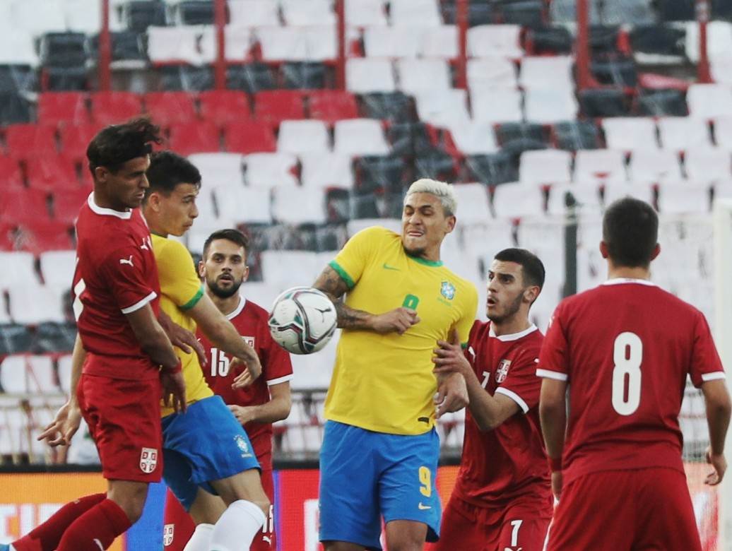 pedro brazilac dva gola srbija brazil fotografije sa utakmice