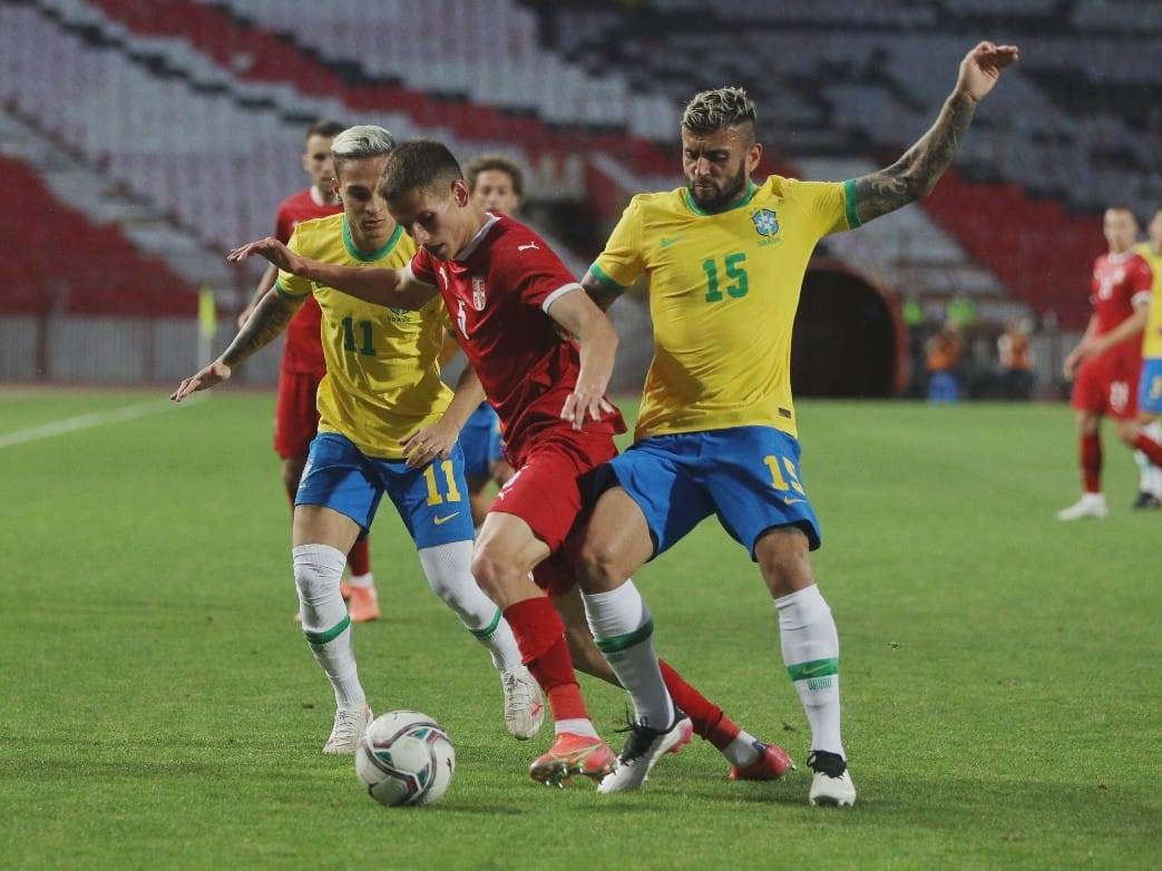 pedro brazilac dva gola srbija brazil fotografije sa utakmice