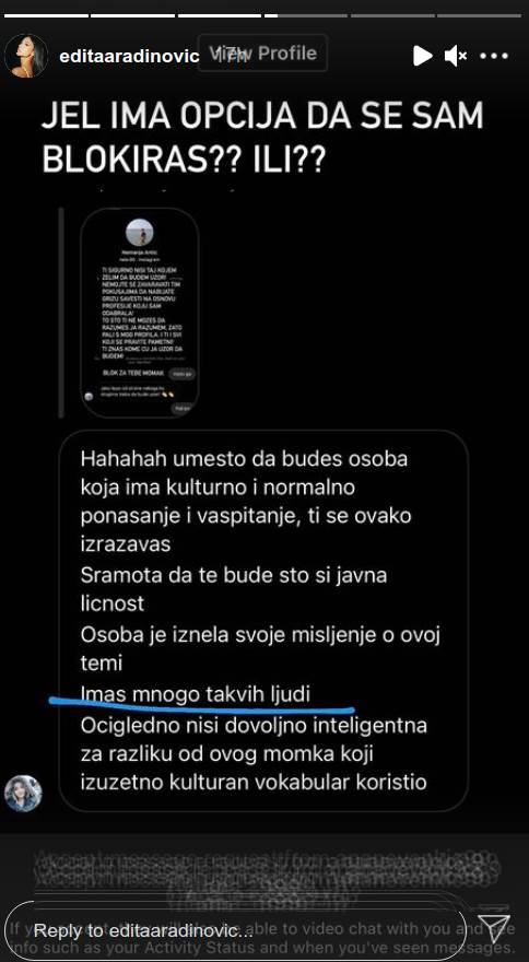 edita aradinovic gola prozivke