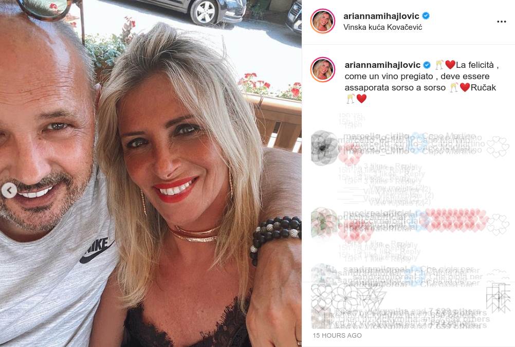 sinisa mihajlovic doveo suprugu u beograd foto