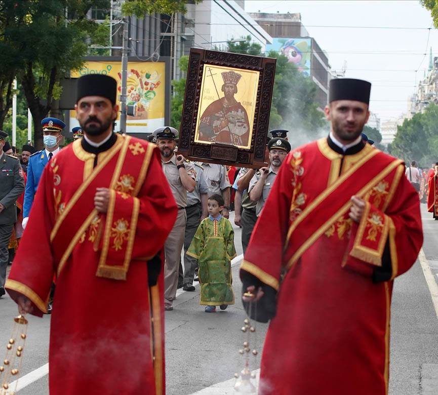 spasovdan litija patrijarh porfirije slava beograd fotografije