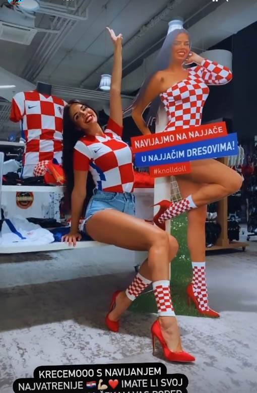 hrvatska navijacica ivana knol euro 2020 foto video