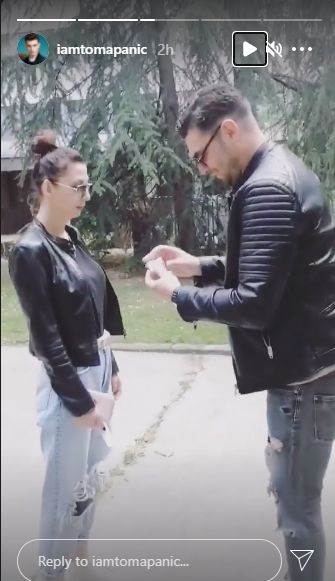 nadezda biljic toma panic zaprosio je prsten veridba 