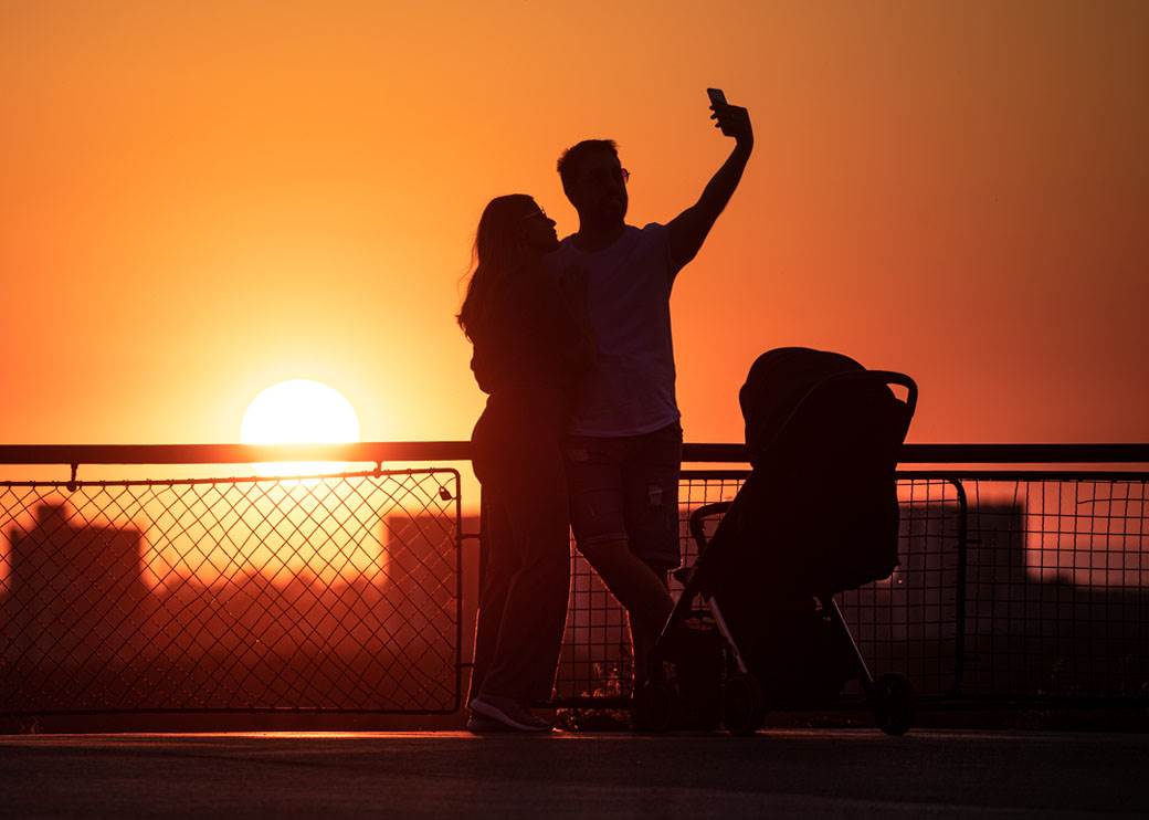 kalemegdan zalazak sunca zaljubljeni parovi fotografije