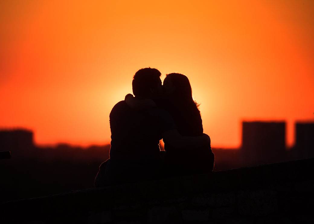 kalemegdan zalazak sunca zaljubljeni parovi fotografije