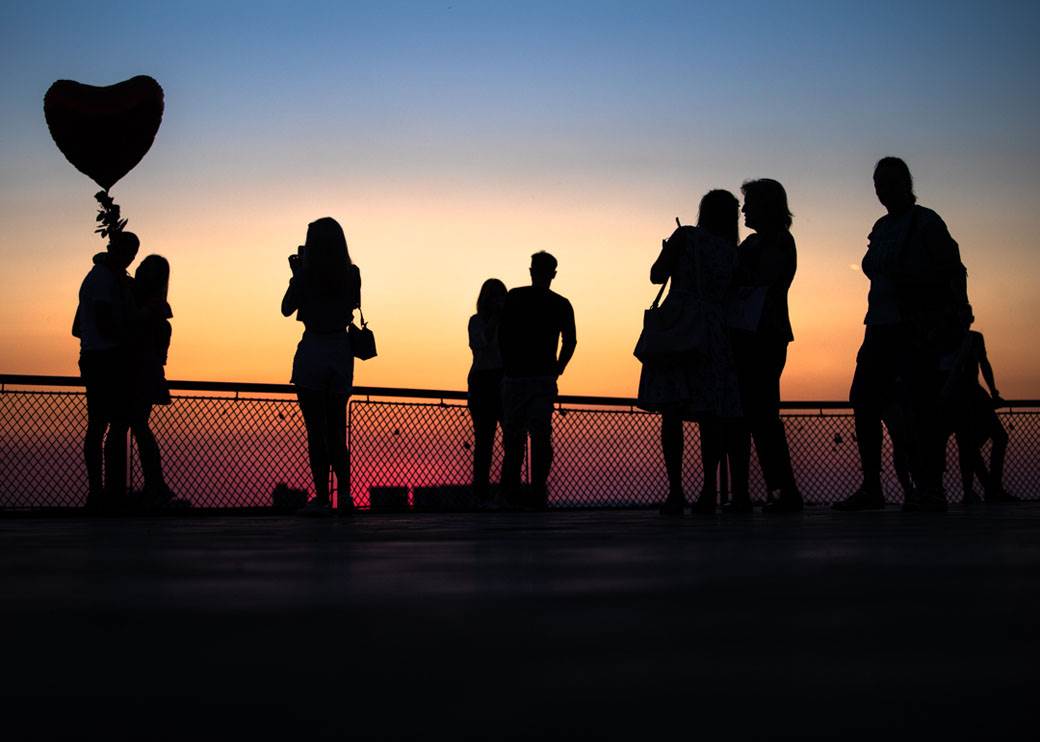 kalemegdan zalazak sunca zaljubljeni parovi fotografije