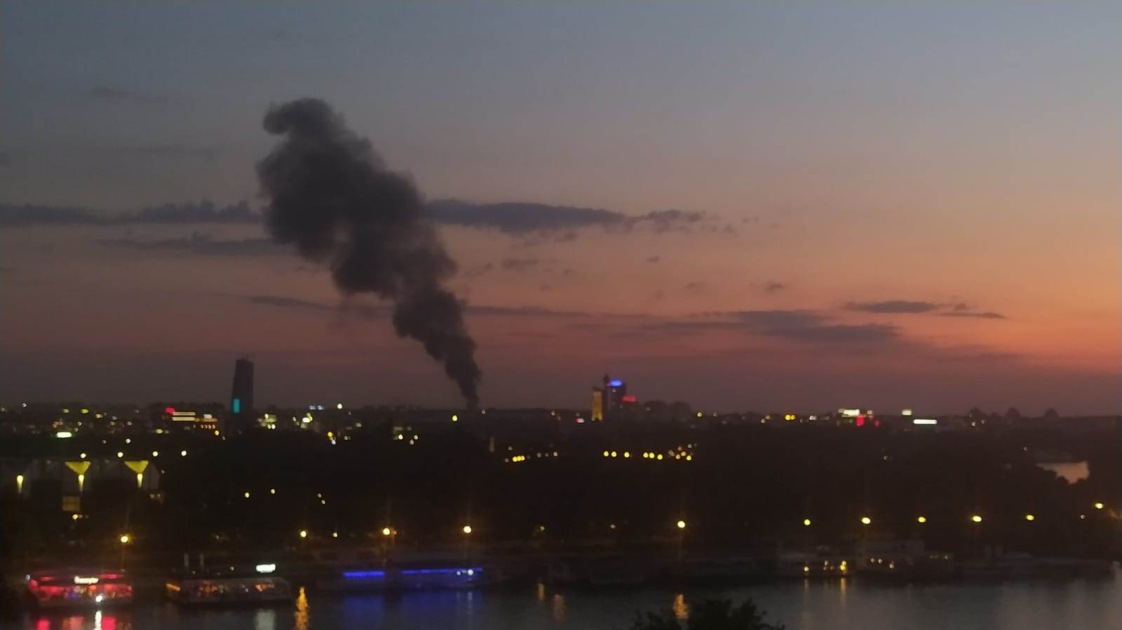 pozar na novom beograd