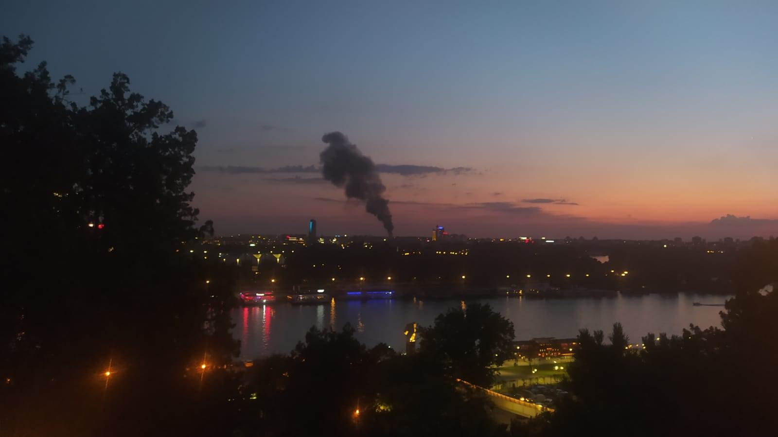 pozar na novom beograd