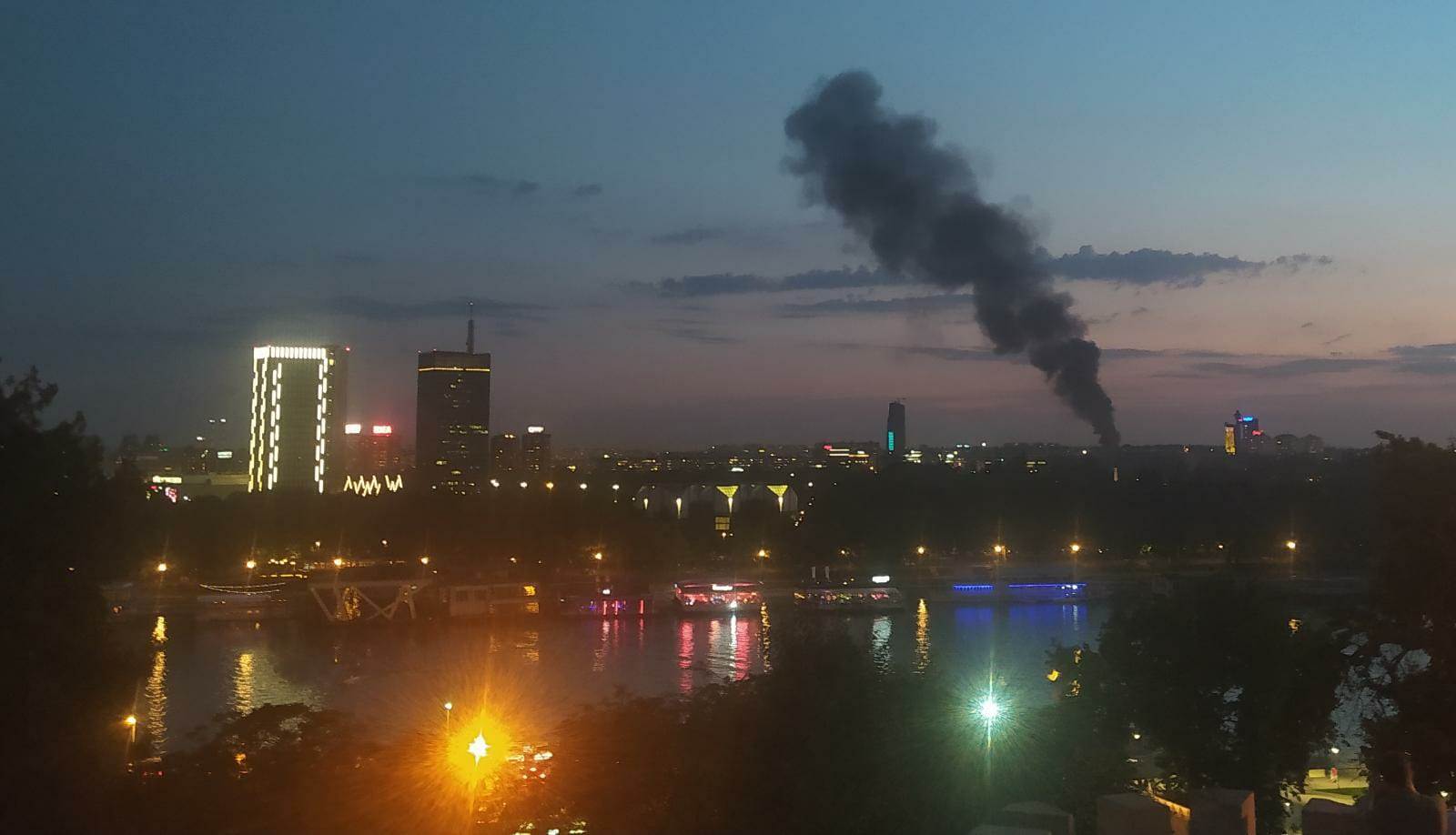 pozar na novom beograd