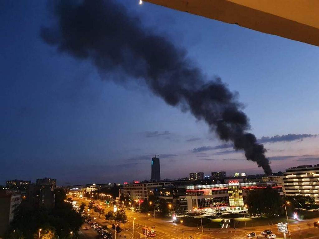 pozar na novom beograd