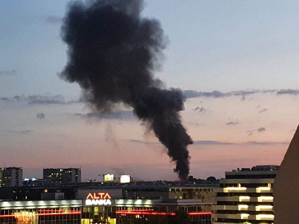 pozar na novom beograd