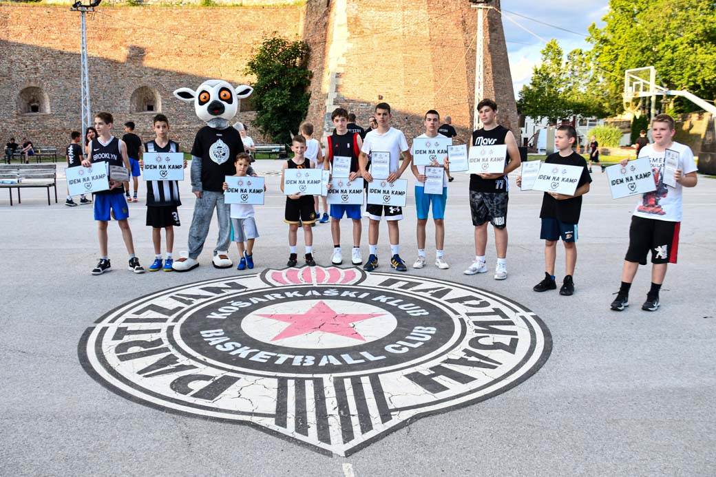 kosarka mozzart partizan letnji kamp