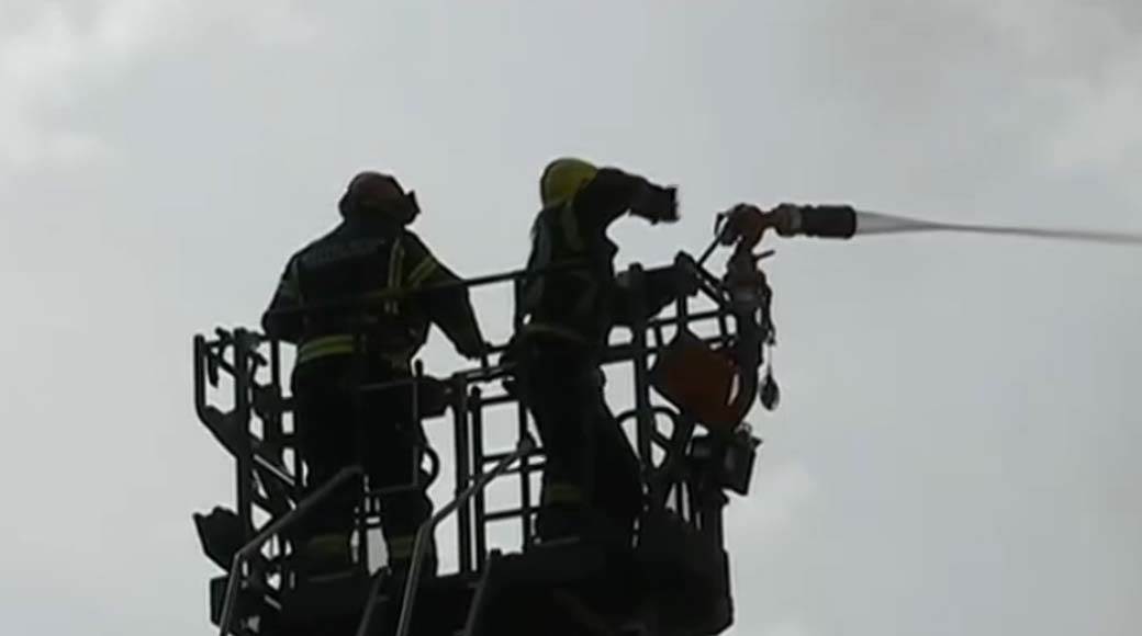 pozar na zvezdari povredjeni vatrogasci