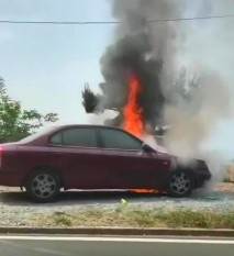 zapalio se automobil crna gora 